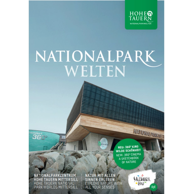 Titelseite vom Folder der Nationalparkwelten Hohe Tauern | © Nationalparkzentrum Hohe Tauern 